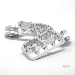 Aftermarket Wide Silver Foot Pegs For SUR RON Light Bee