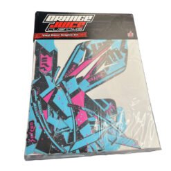 Alternative view of SUR RON SPLATTER CYAN/PINK/BLACK Graphics Kits