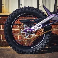 Alternative view of SM PRO TALARIA WHEEL SET 19/16" BLACK/PURPLE COMBO