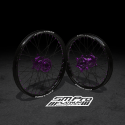 SM PRO ULTRA BEE WHEEL SET 21/18" STANDARD PURPLE/PURPLE COMBO