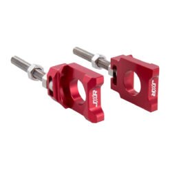 Alternative view of JXR Chain Adjusters Blocks to Fit Sur Ron Ultra Bee